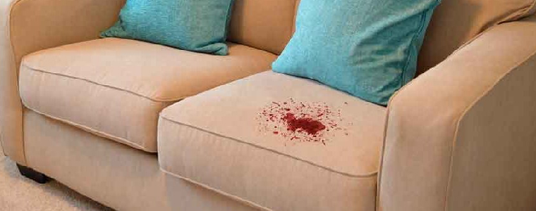 Upholstery Cleaning - How to Remove Blood Stains From Your Sofa